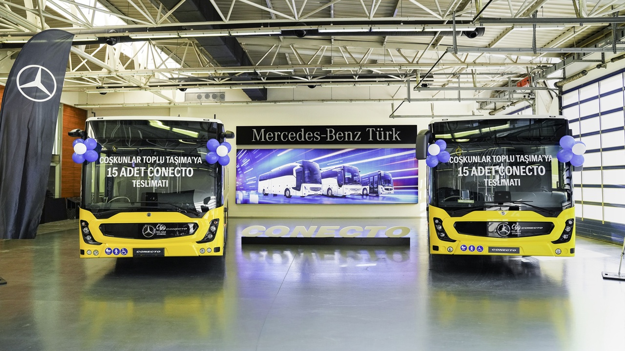 Mercedes-Benz Türk’ten Coşkunlar Toplu Taşıma Hizmetleri’ne 15 adet 2026 Model Mercedes-Benz Conecto Otobüs Teslimatı 
