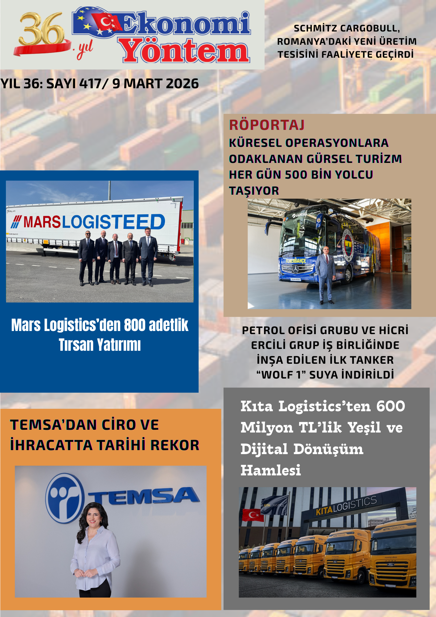 EKONOMİ YÖNTEM 9 MART 2026 417. SAYI