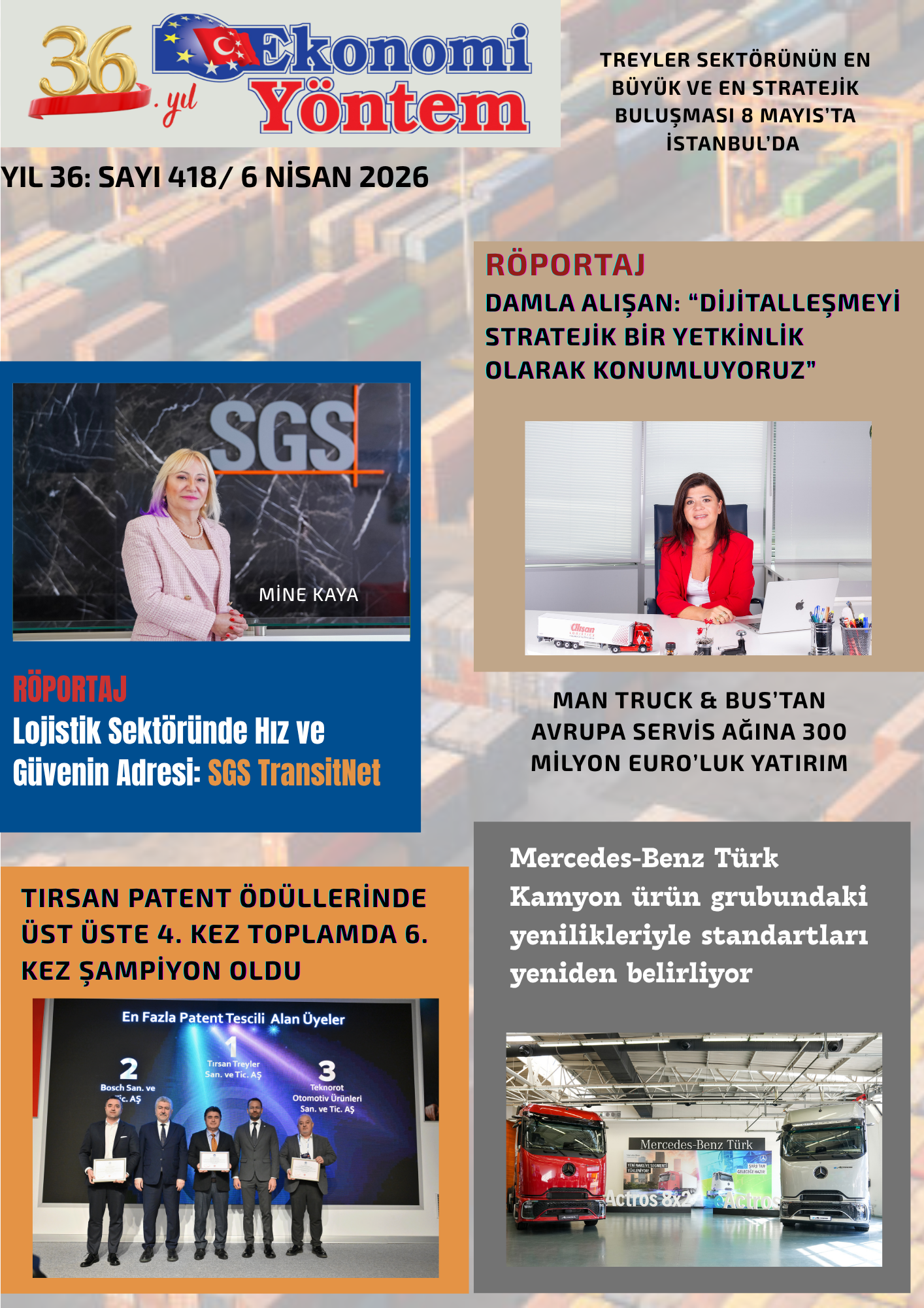 EKONOMİ YÖNTEM 6 NİSAN 2026 418. SAYI