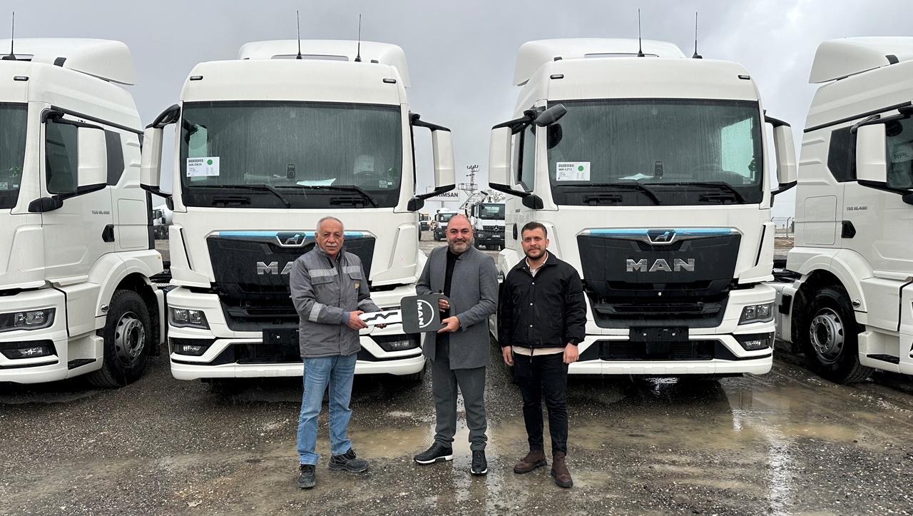 Uluslararası taahhüt şirketi Makimsan, araç parkını 20 adet MAN çekiciyle güçlendirdi