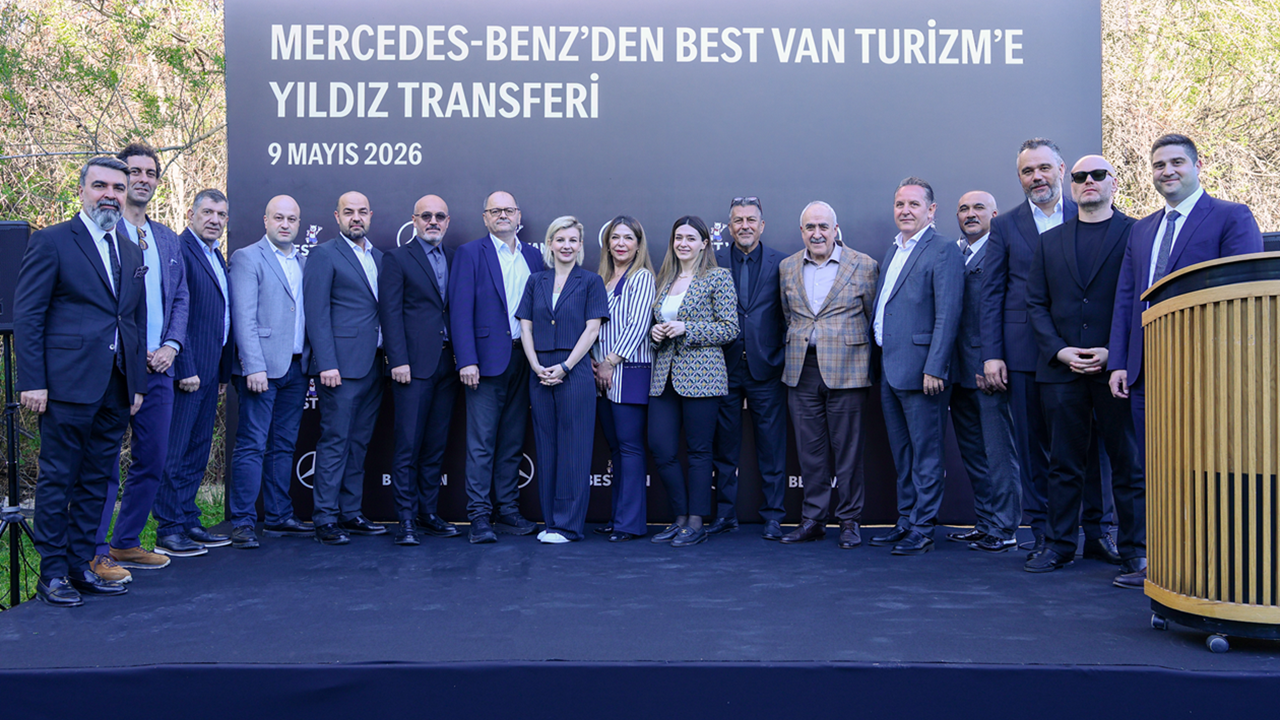 Best Van 23 adet Mercedes-Benz Otobüsünü Teslim Aldı