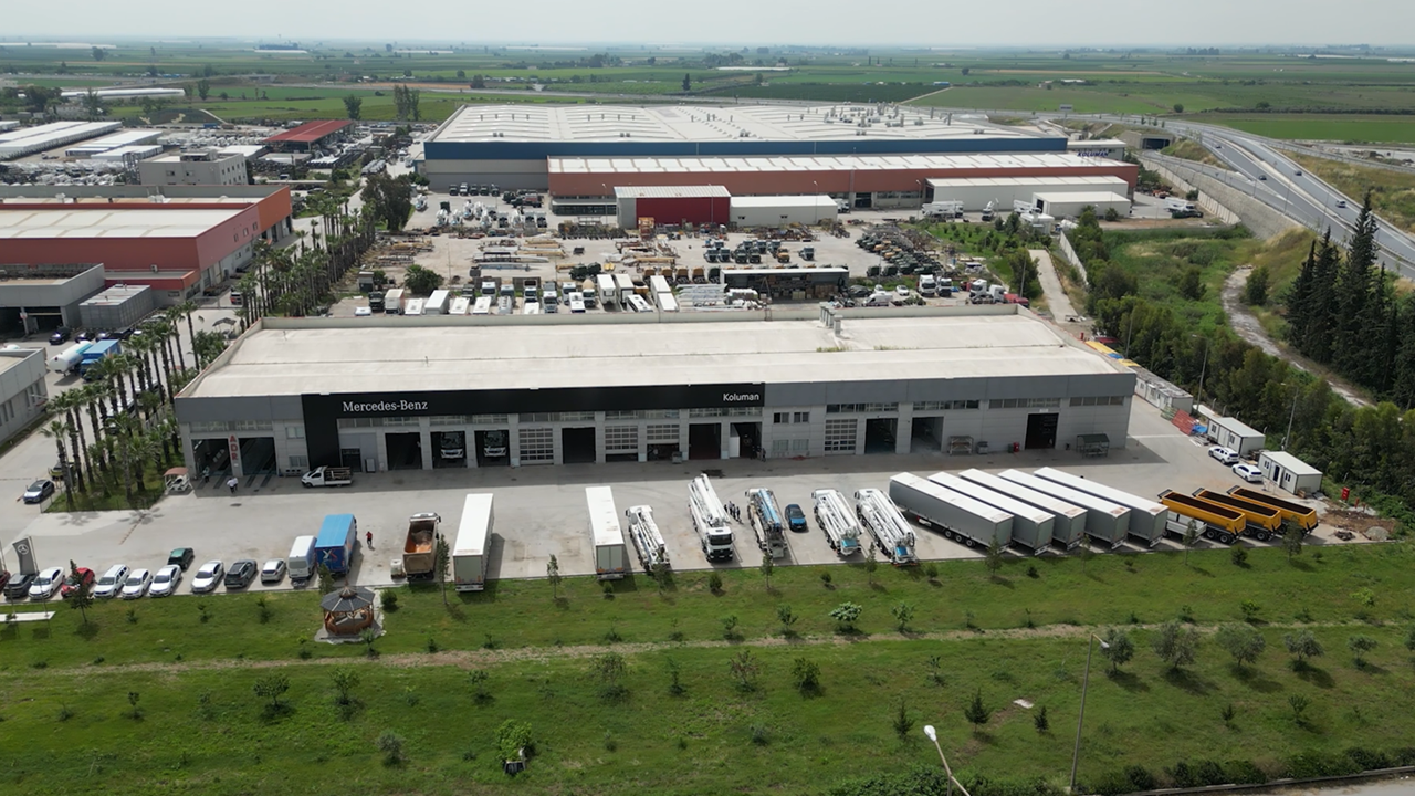 Koluman Tarsus bayisi Mercedes-Benz Türk ağır ticari araç müşterilerine özel olarak yenilendi