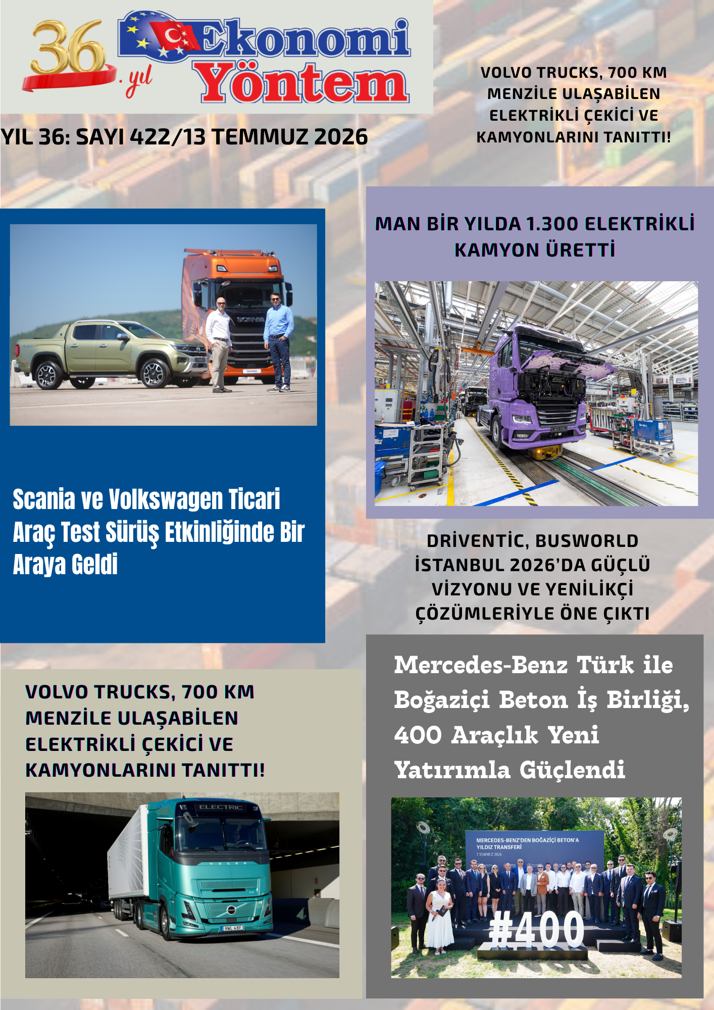 EKONOMİ YÖNTEM 13 TEMMUZ 2026- 422. SAYI