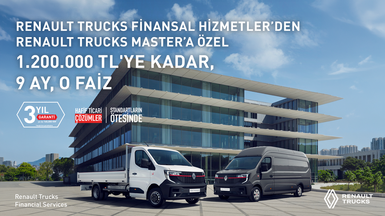Renault Trucks Master Red EDITION için lansmana özel %0 faizli finansman fırsatı