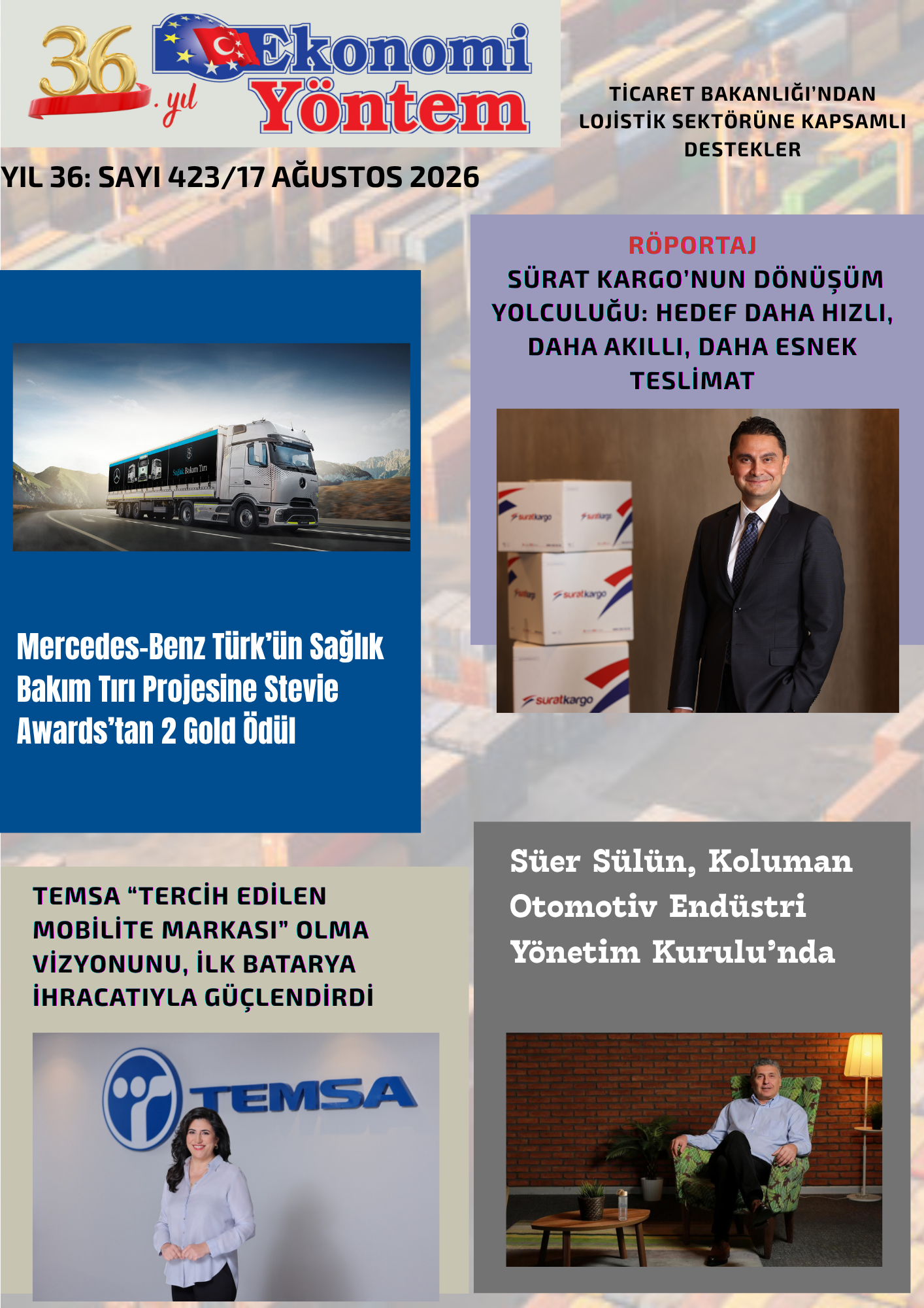 EKONOMİ YÖNTEM 17 AĞUSTOS 2026 423. SAYI