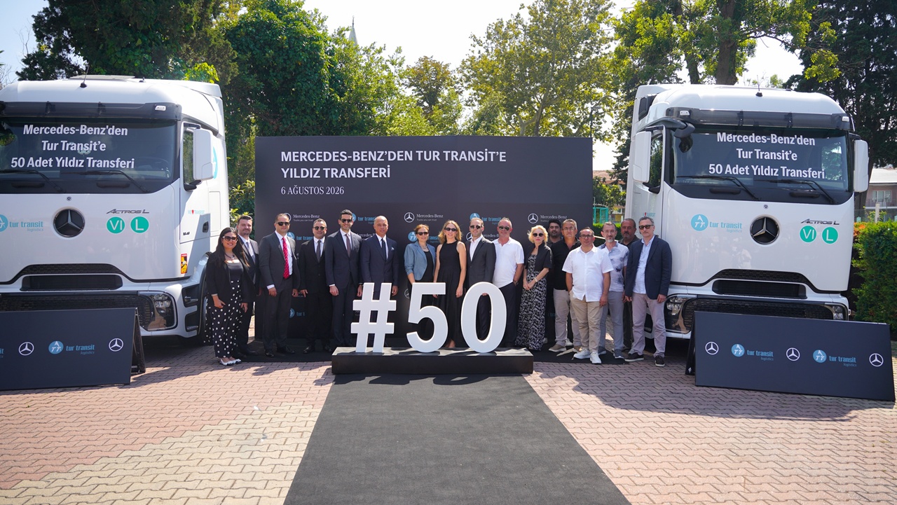 Tur Transit Lojistik, Filosunu 50 Yeni Mercedes-Benz Actros L 1848 LS ile Güçlendirdi