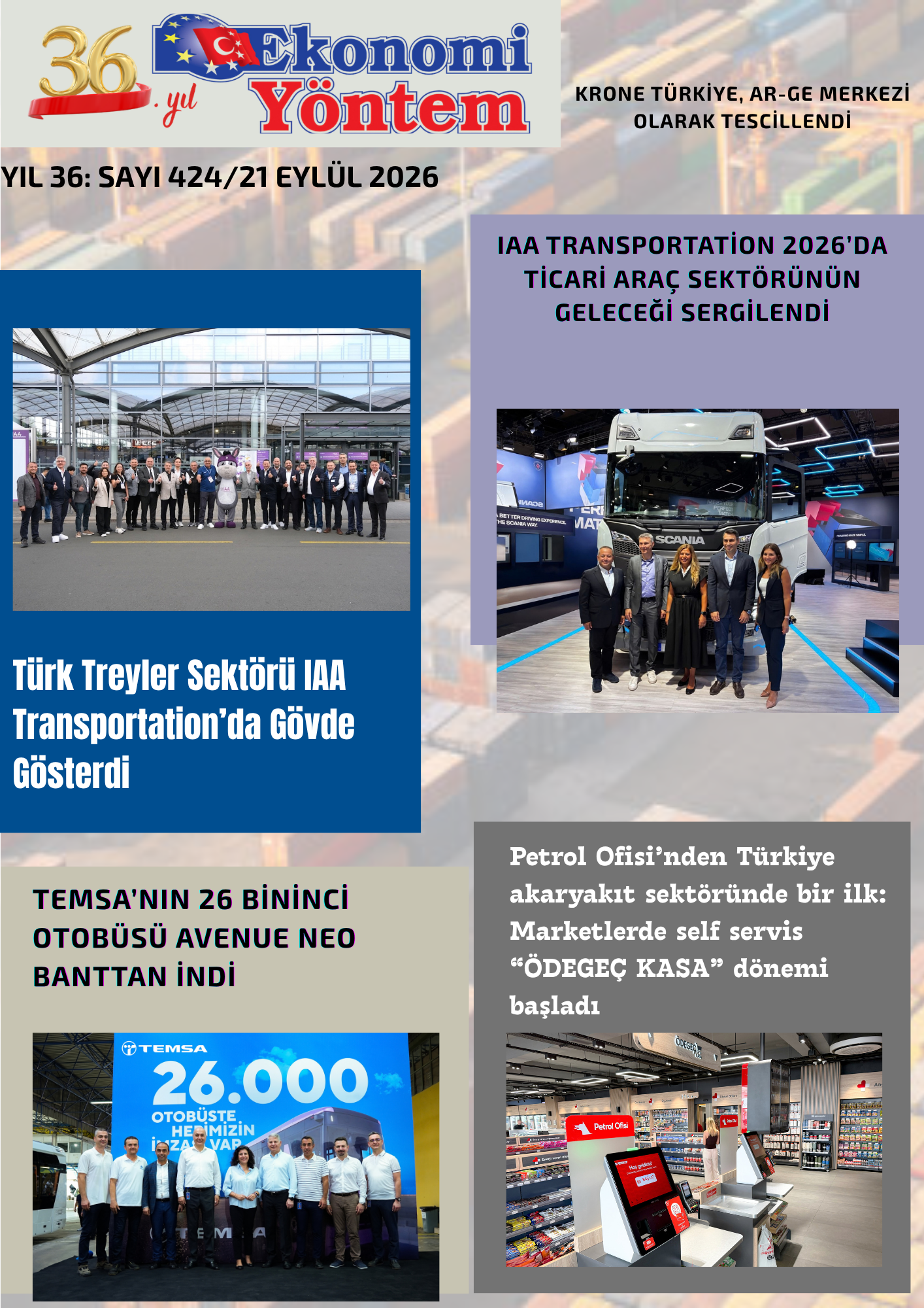 EKONOMİ YÖNTEM 21 EYLÜL 2026 SAYI 424