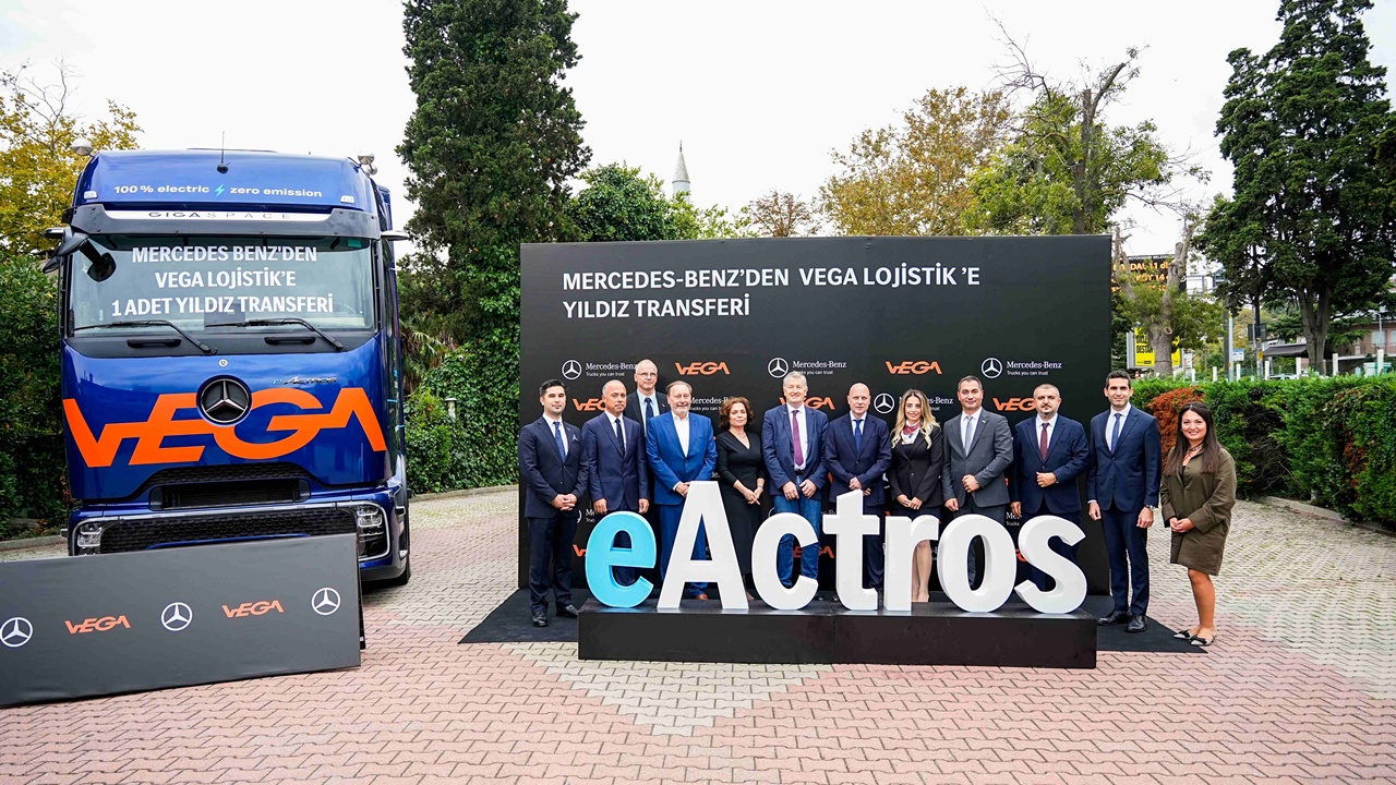 Mercedes-Benz Türk, Vega Lojistik’e Mercedes-Benz eActros 600 Teslimatı Gerçekleştirdi