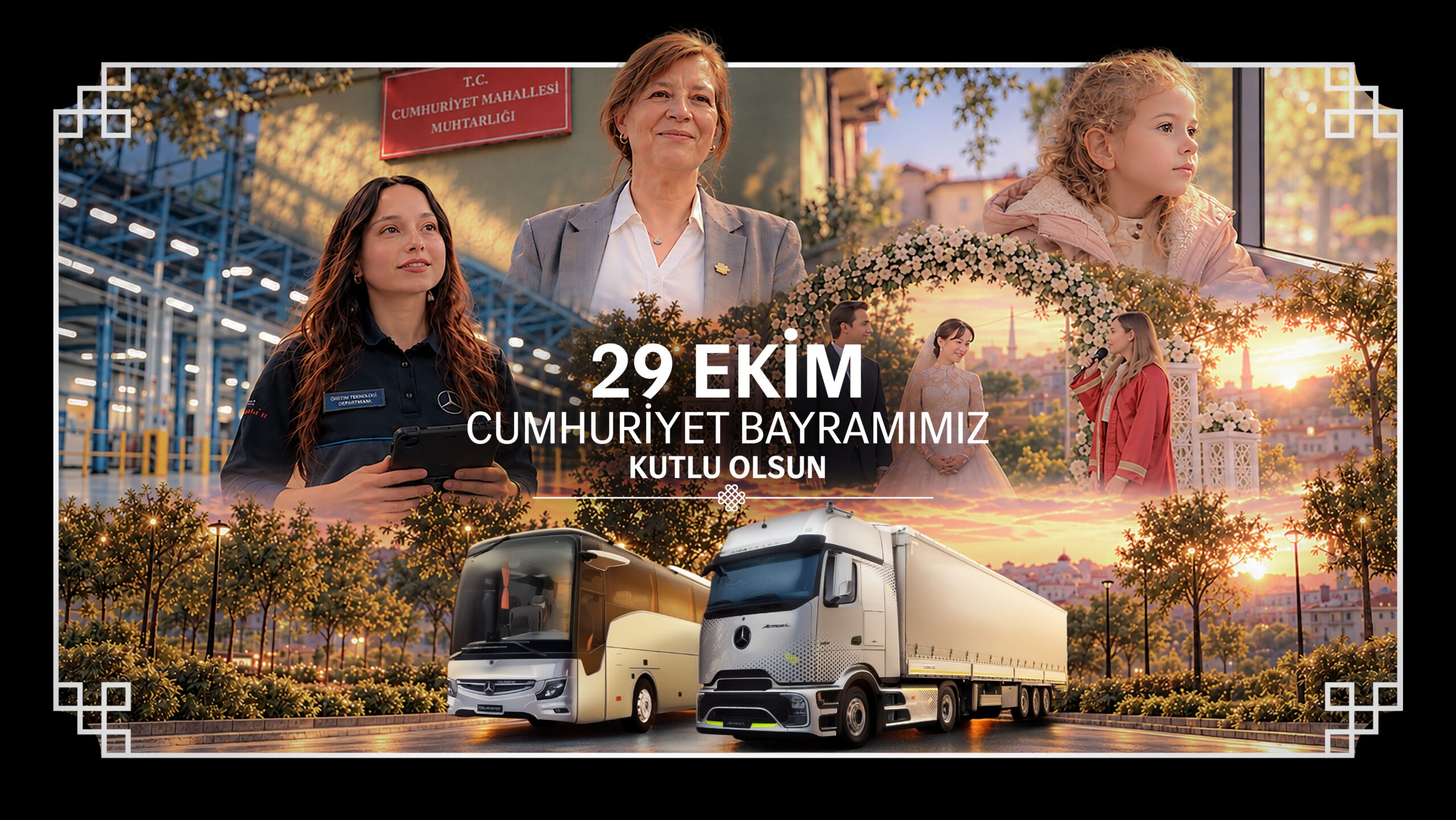 Mercedes-Benz Türk’ten   Cumhuriyet’in Kazanımlarını Bugünle Buluşturan Özel Film