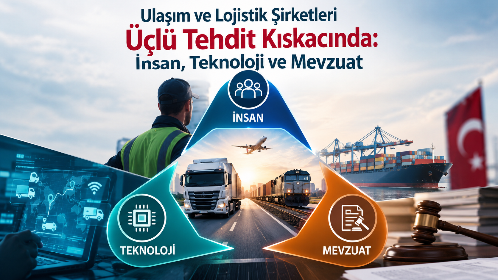Ulaşım ve Lojistik Şirketleri Üçlü Tehdit Kıskacında: İnsan, Teknoloji ve Mevzuat